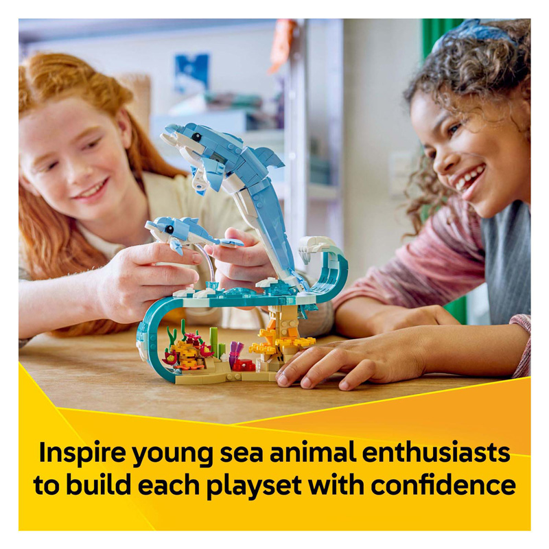 LEGO Creator 31385 Créatures marines : De magnifiques dauphins