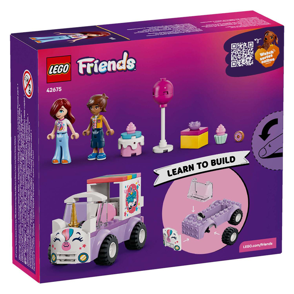 LEGO Friends 42675 Camion de livraison de gâteaux licorne