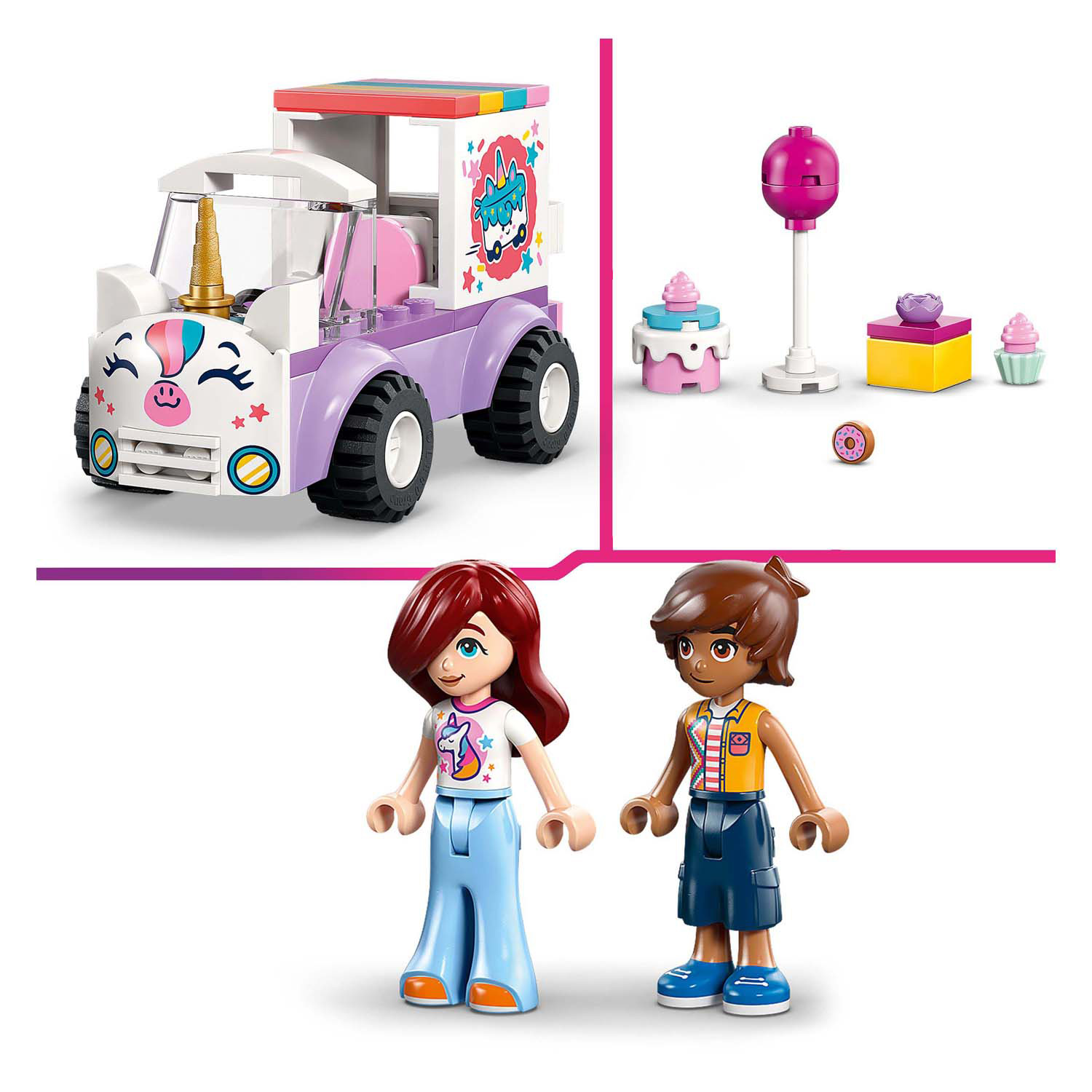 LEGO Friends 42675 Camion de livraison de gâteaux licorne