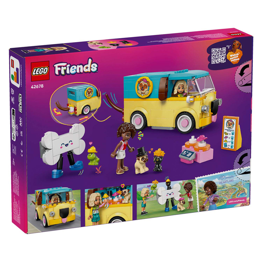 LEGO Friends 42678 Camion de livraison avec accessoires animaux