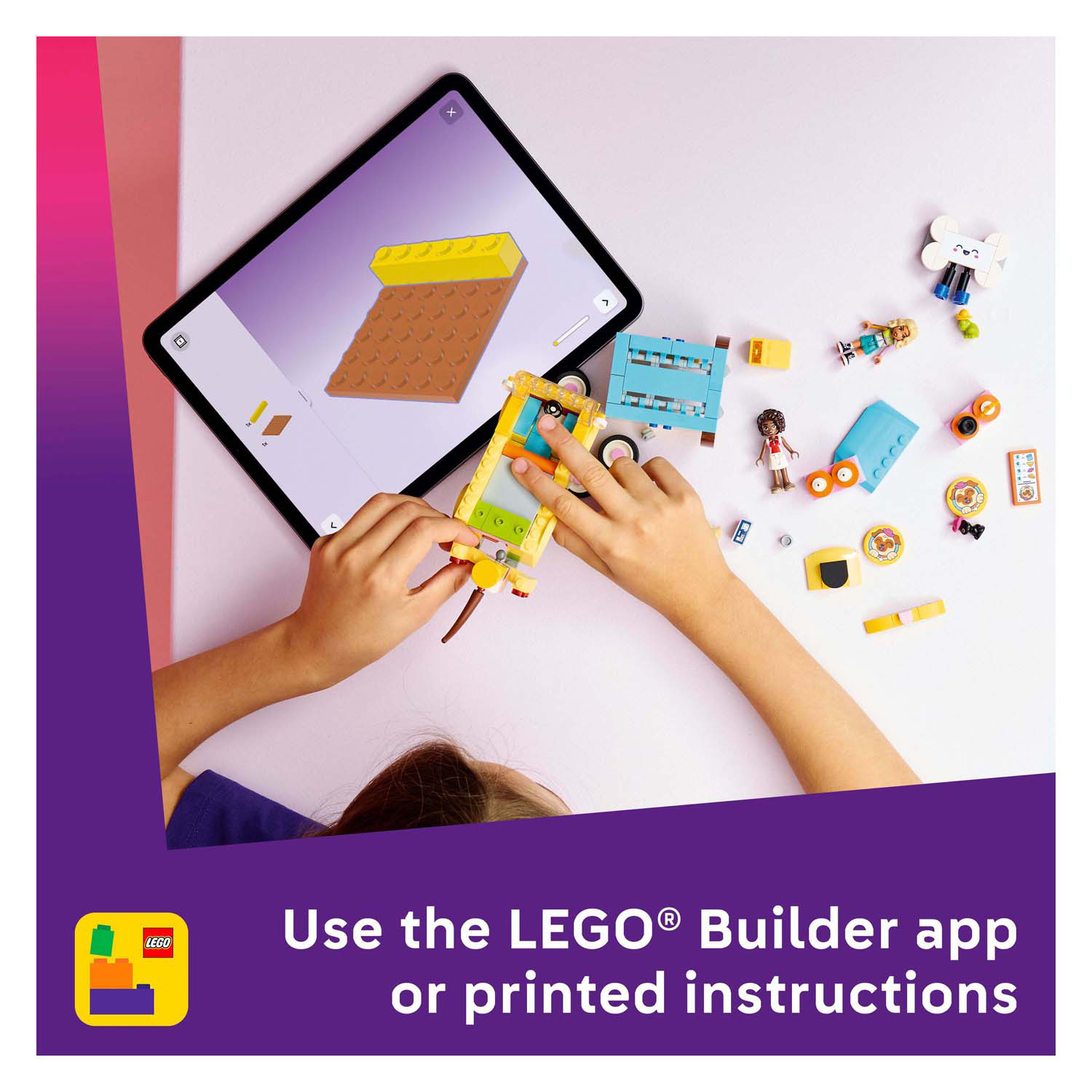 LEGO Friends 42678 Camion de livraison avec accessoires animaux