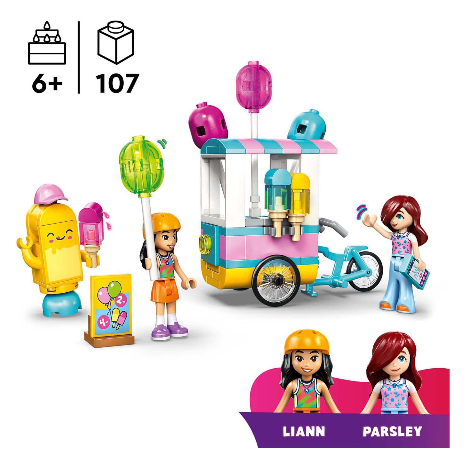 LEGO Friends 42692 Stand de glaces et de ballons