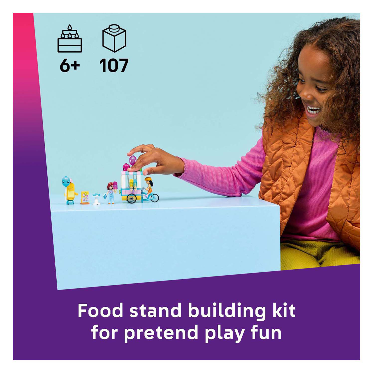 LEGO Friends 42692 Stand de glaces et de ballons