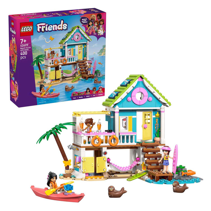 LEGO Friends 42699 Strandhuis met zeehonden
