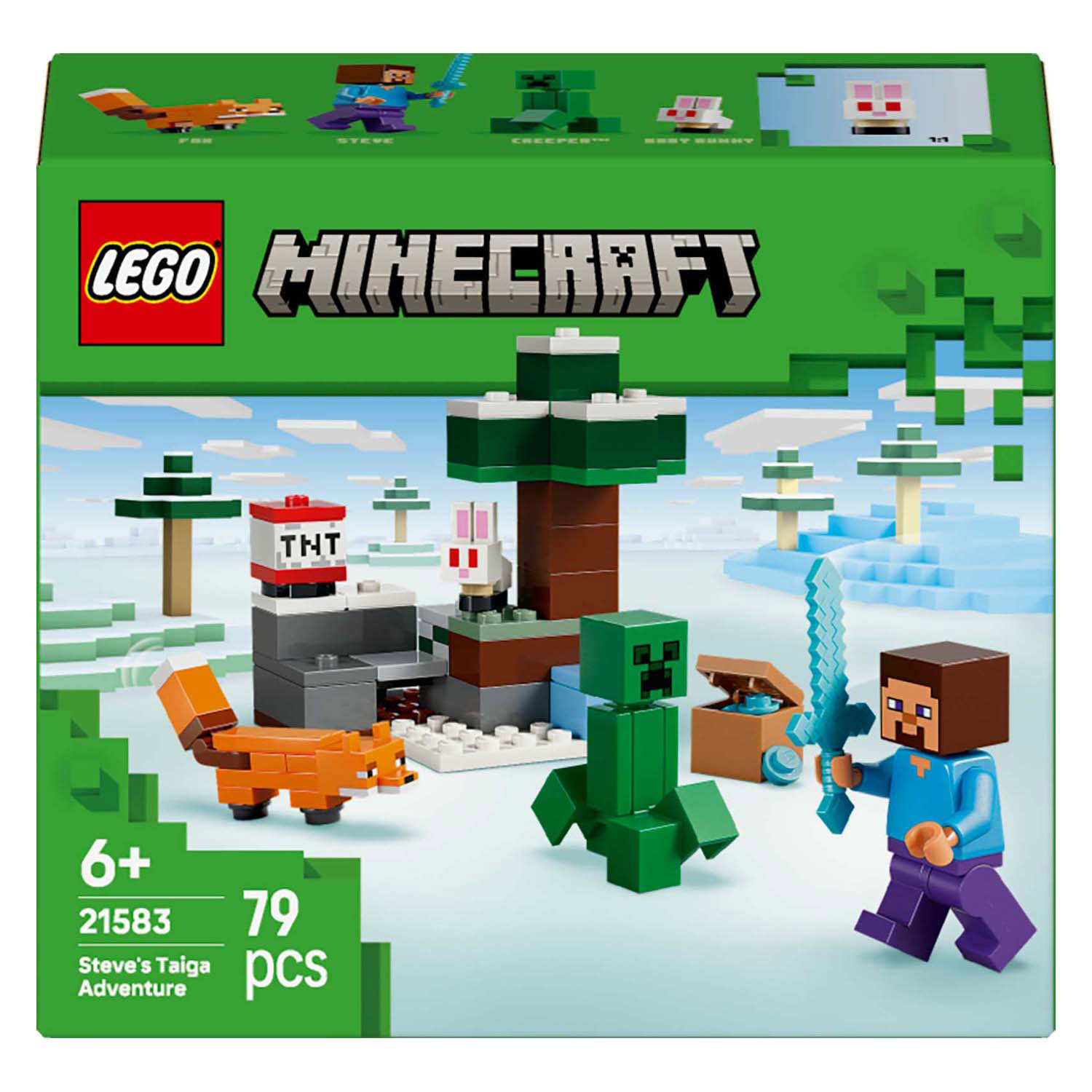 LEGO Minecraft 21583 L'aventure de Steve dans la taïga