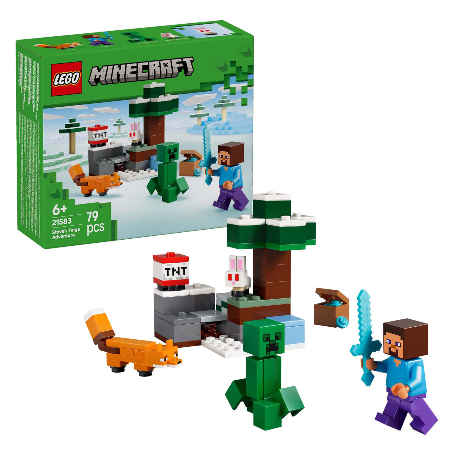 LEGO Minecraft 21583 L'aventure de Steve dans la taïga