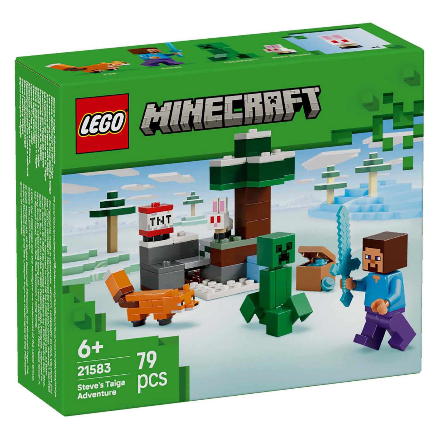 LEGO Minecraft 21583 L'aventure de Steve dans la taïga