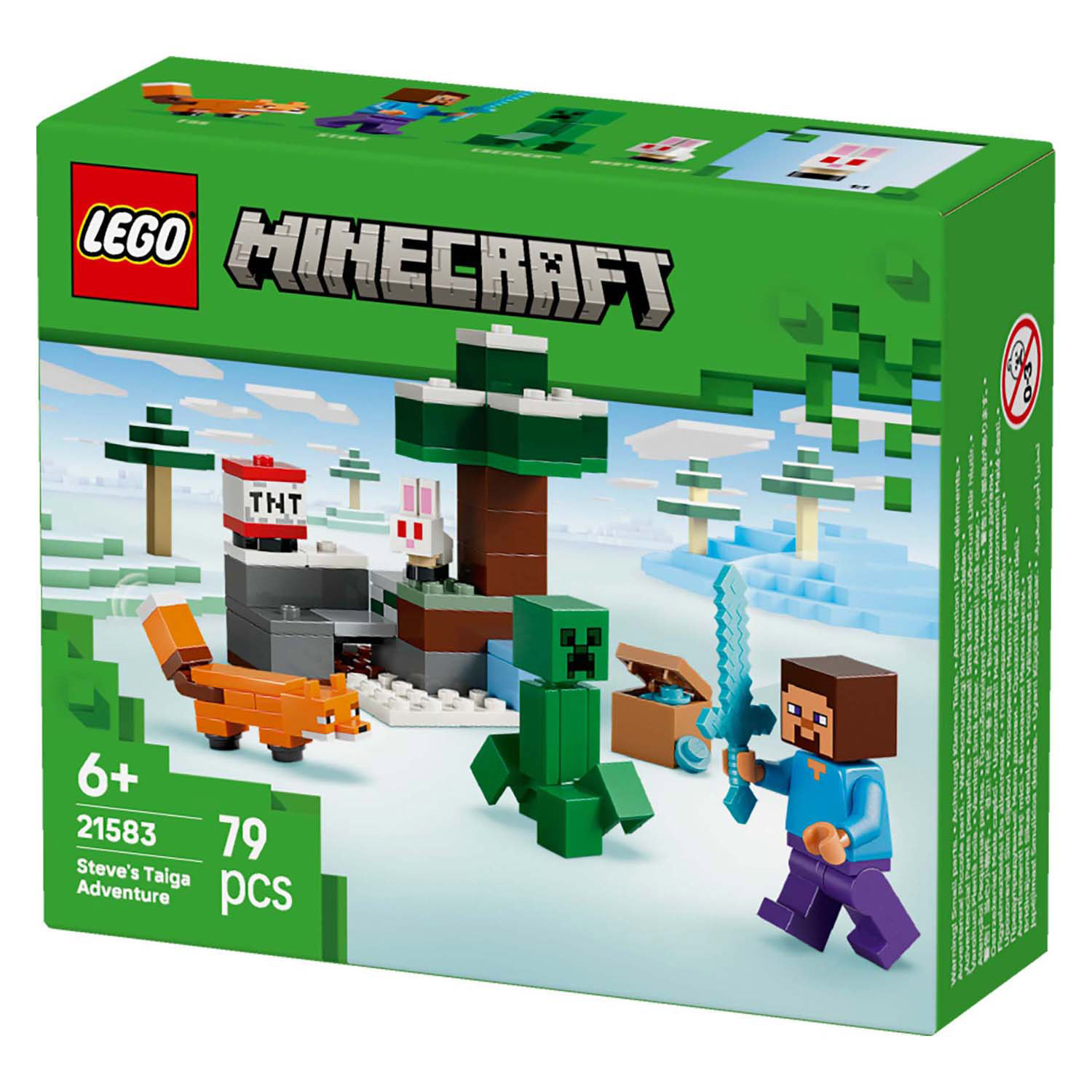 LEGO Minecraft 21583 L'aventure de Steve dans la taïga
