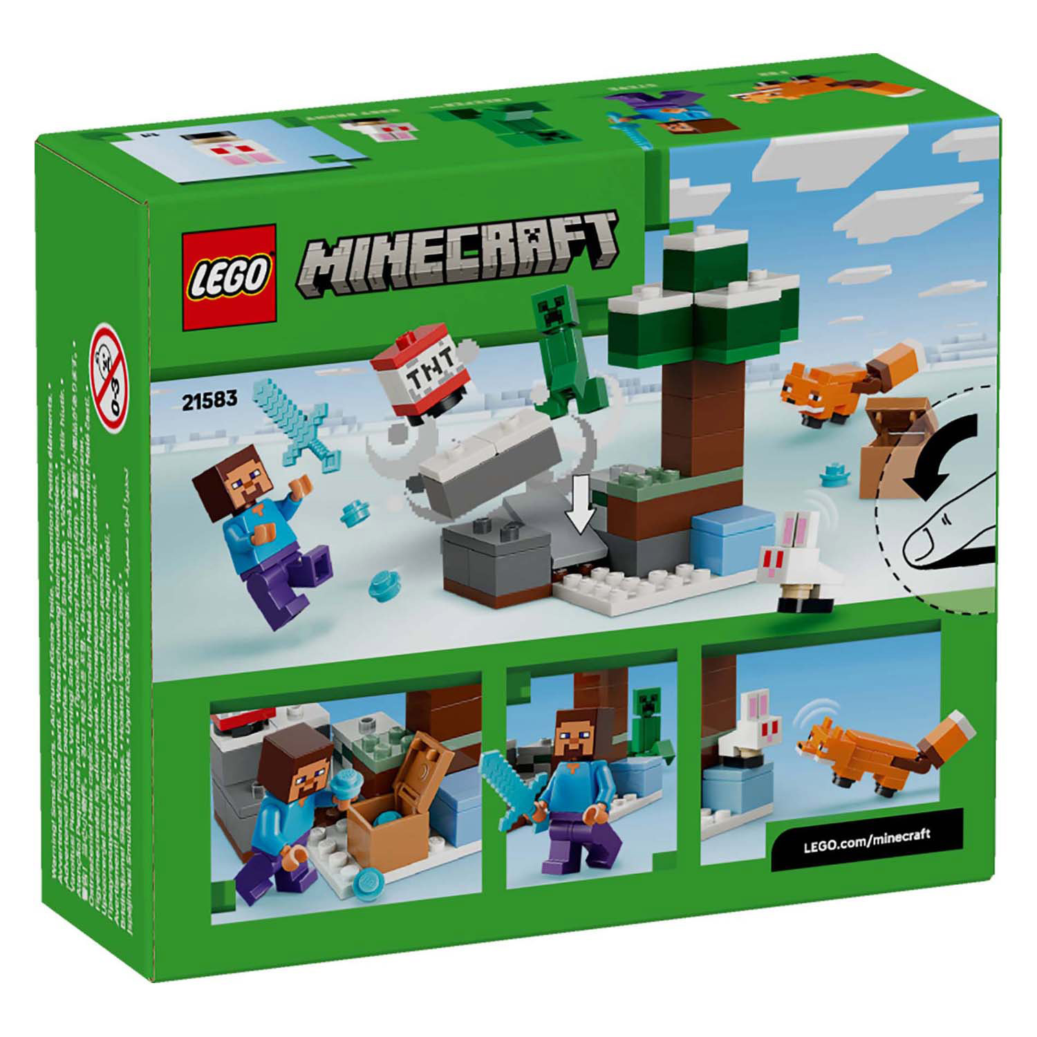 LEGO Minecraft 21583 L'aventure de Steve dans la taïga