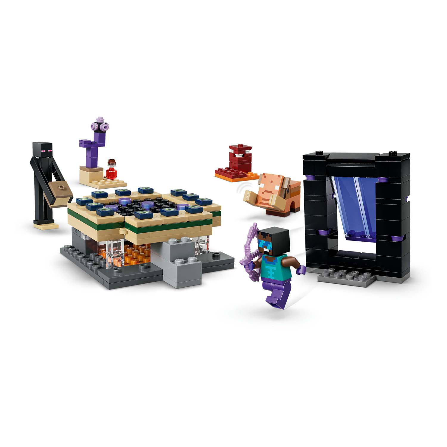 LEGO Minecraft 21584 Reis naar de Nether en het End-portaal