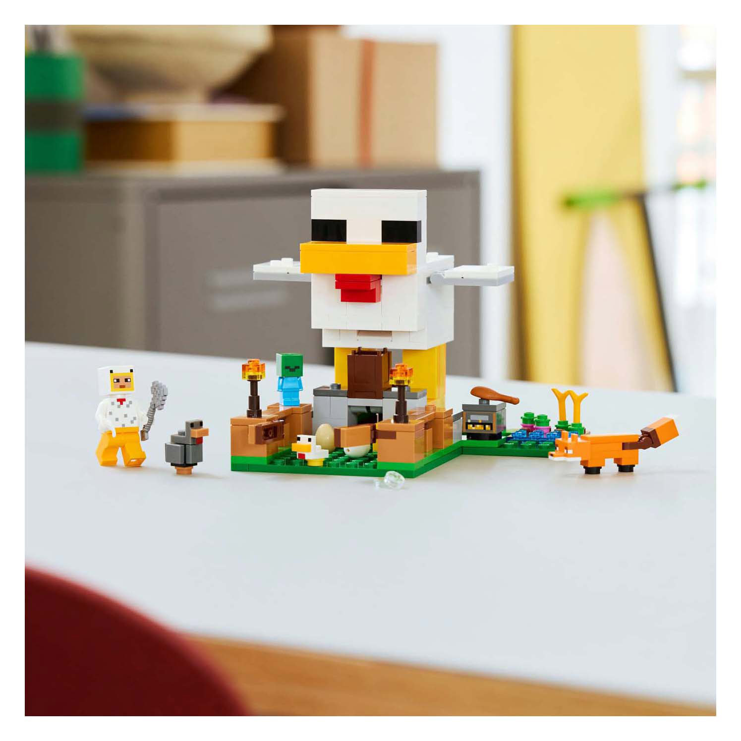 LEGO Minecraft 21585 Kippenboerderij
