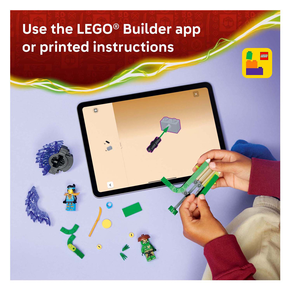LEGO Ninjago 71849 Nya vs. elementaire monsterspinner