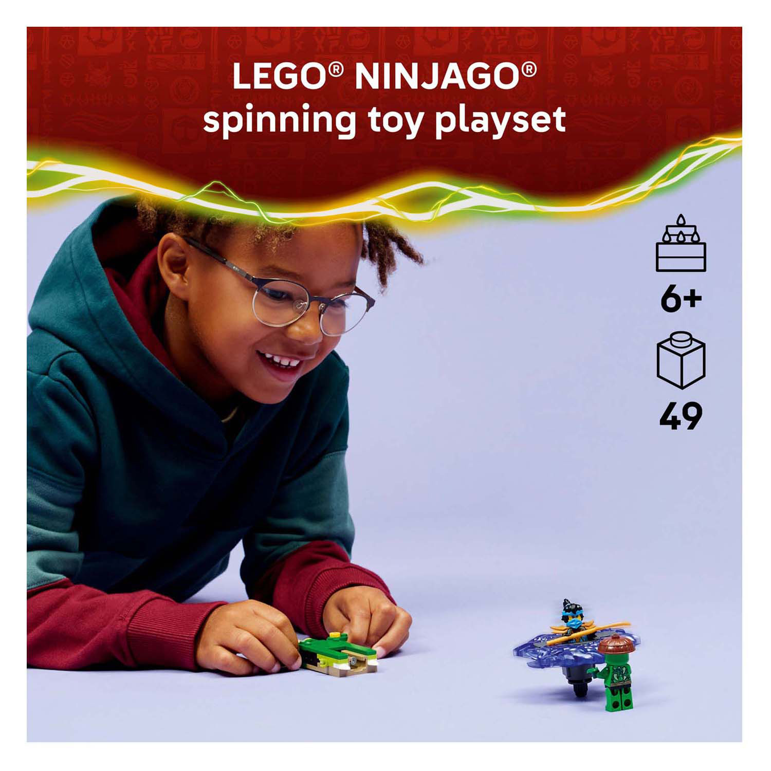 LEGO Ninjago 71849 Nya vs. elementaire monsterspinner