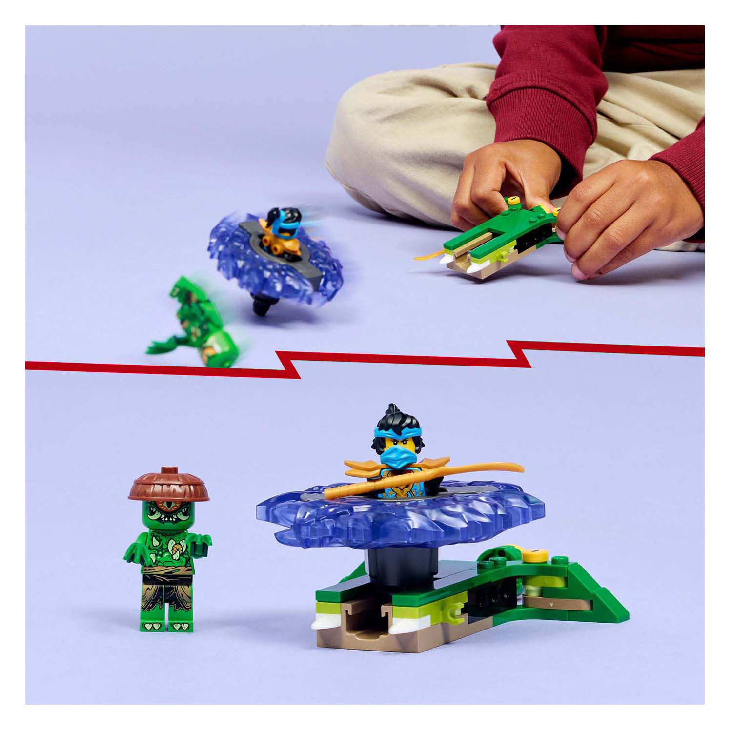 LEGO Ninjago 71849 Nya vs. elementaire monsterspinner