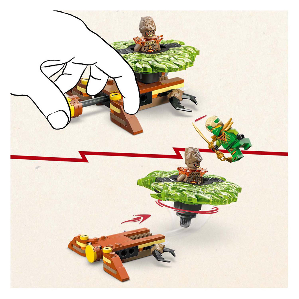 LEGO Ninjago 71850 Lloyd vs. elementaire monsterspinner