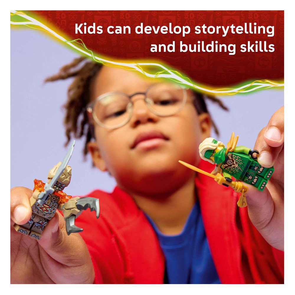 LEGO Ninjago 71850 Lloyd vs. elementaire monsterspinner