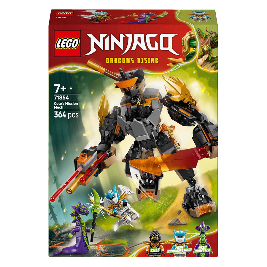 LEGO Ninjago 71854 Cole's missiemecha en draak Zane