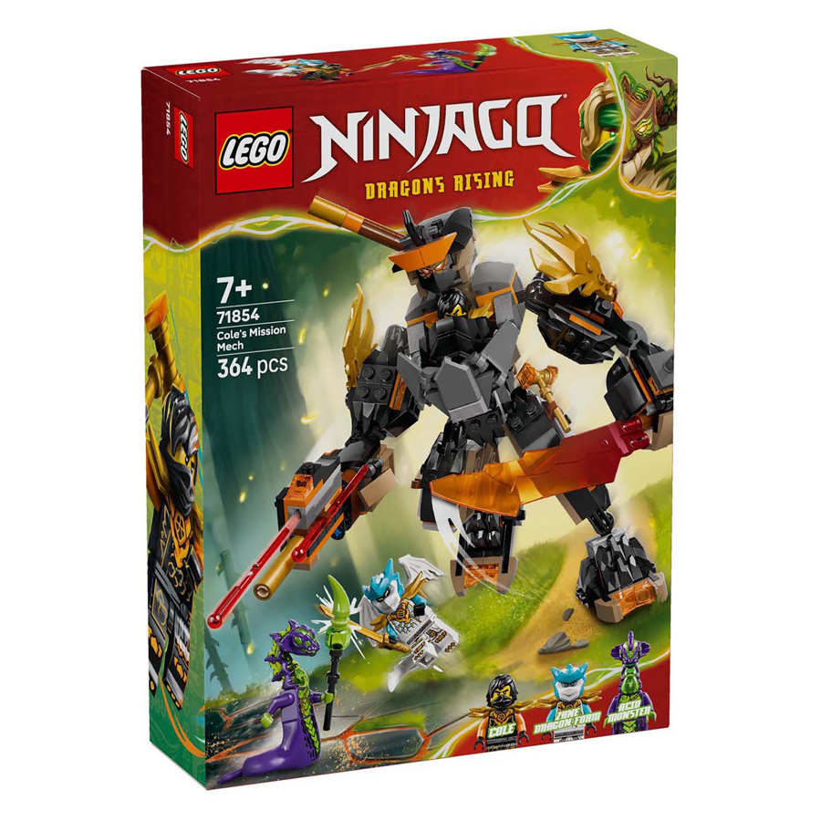 LEGO Ninjago 71854 Cole's missiemecha en draak Zane