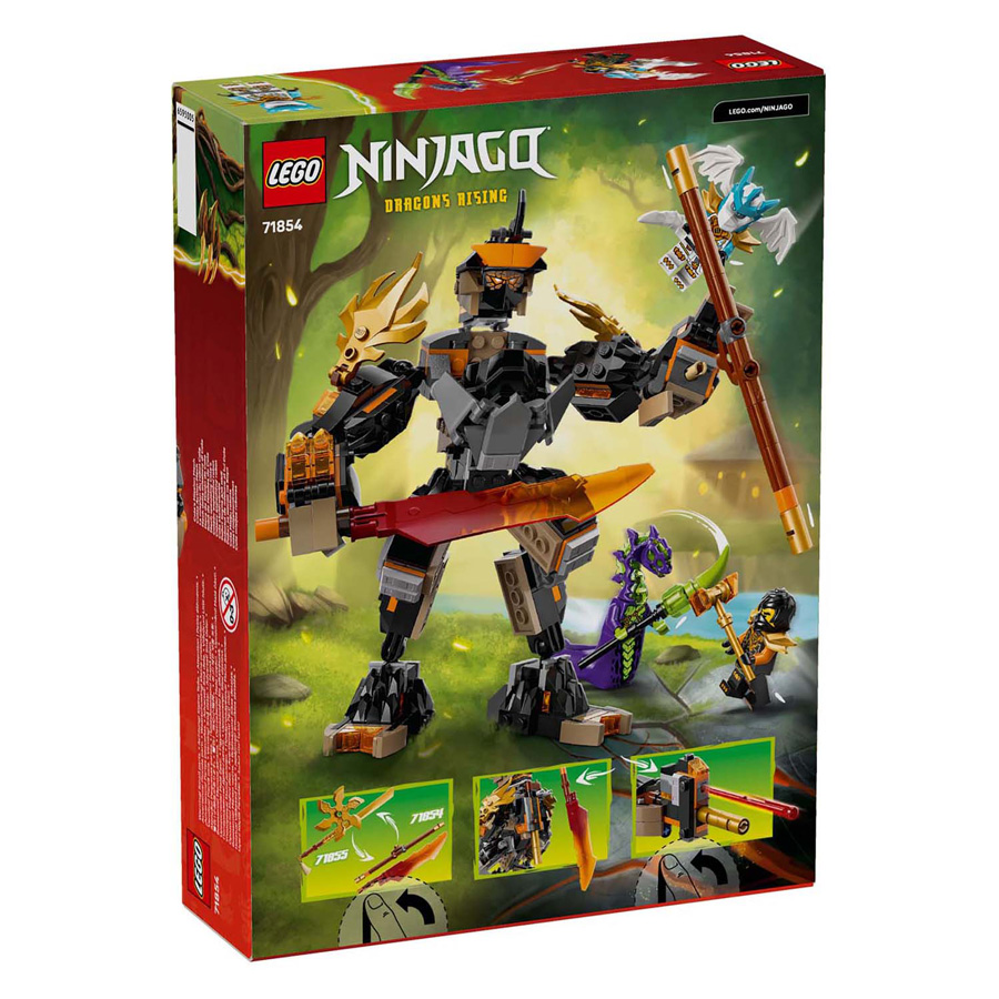LEGO Ninjago 71854 Cole's missiemecha en draak Zane