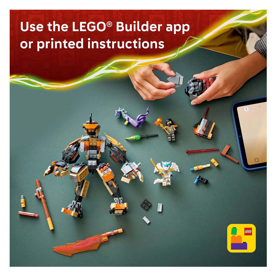 LEGO Ninjago 71854 Cole's missiemecha en draak Zane