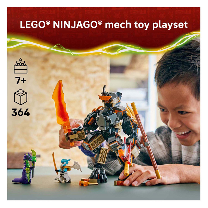 LEGO Ninjago 71854 Cole's missiemecha en draak Zane