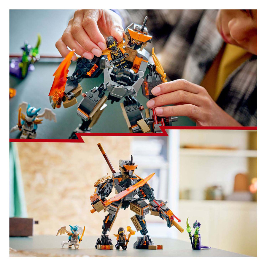 LEGO Ninjago 71854 Cole's missiemecha en draak Zane