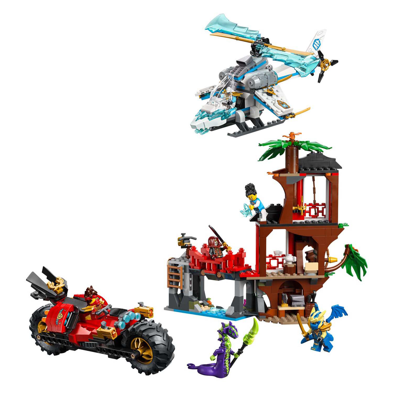 LEGO Ninjago 71857 Ninjavoertuigen bij de boomhut