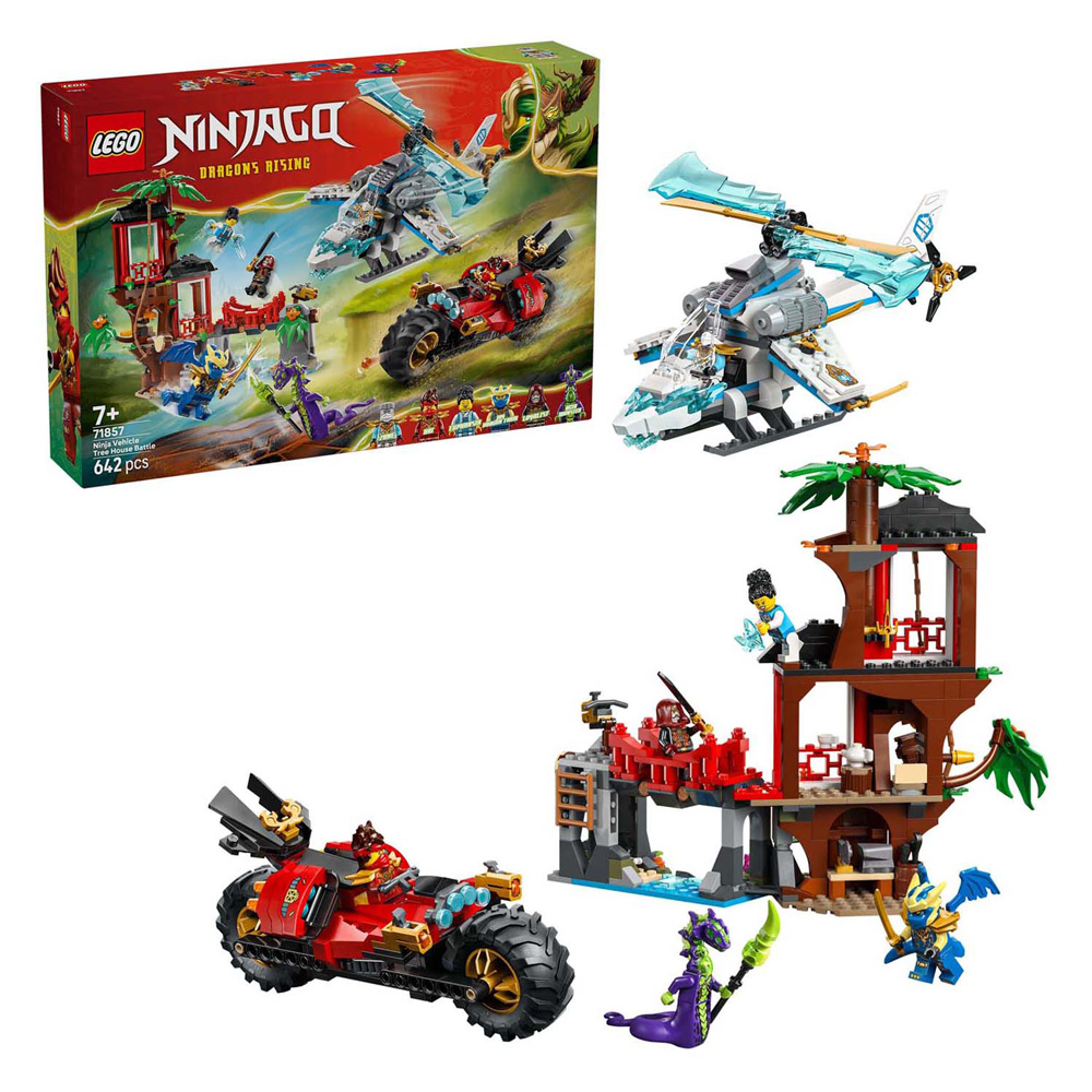 LEGO Ninjago 71857 Ninjavoertuigen bij de boomhut