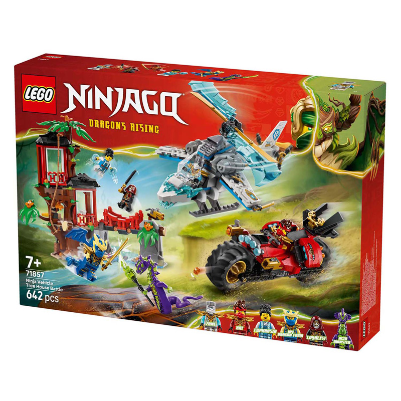 LEGO Ninjago 71857 Ninjavoertuigen bij de boomhut