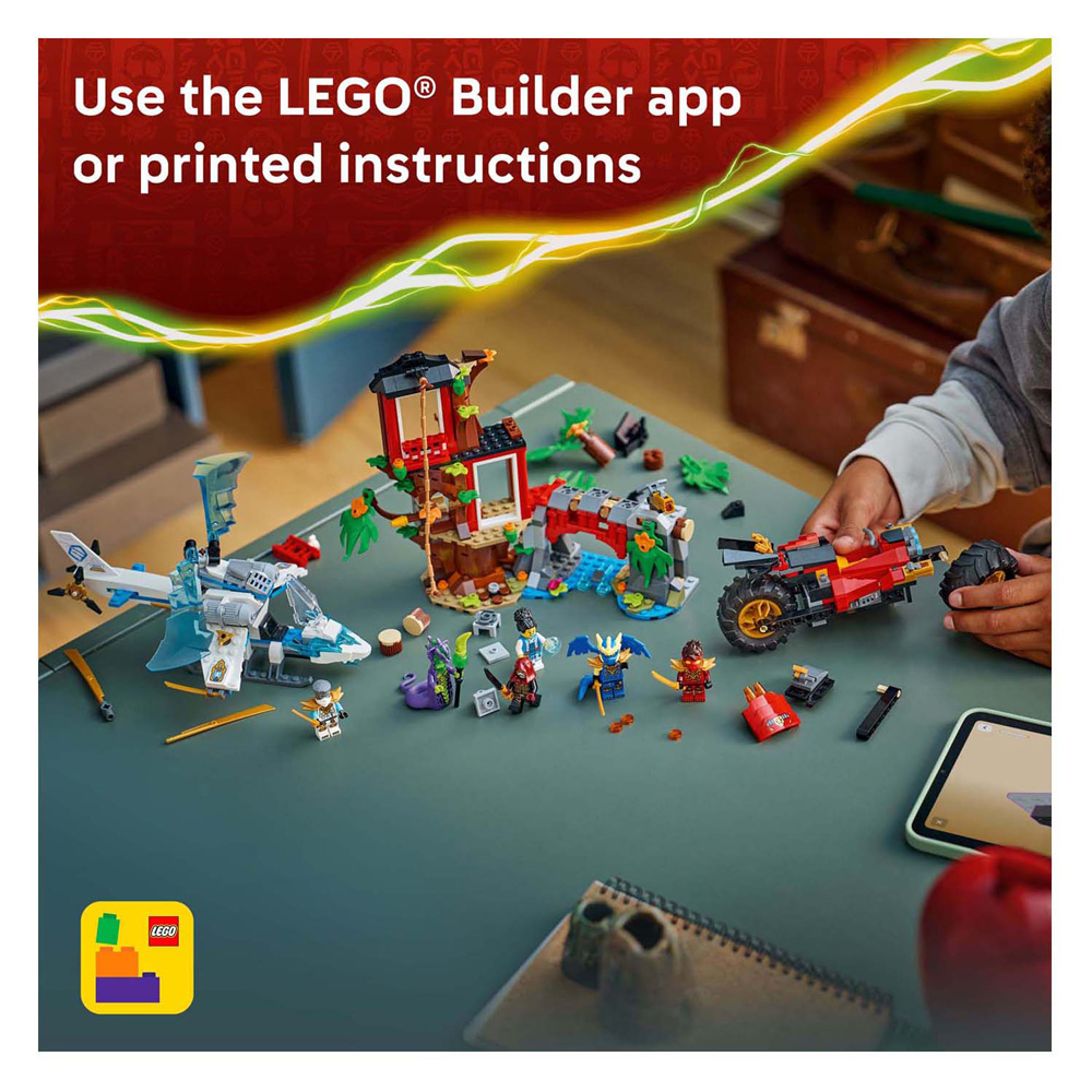 LEGO Ninjago 71857 Ninjavoertuigen bij de boomhut