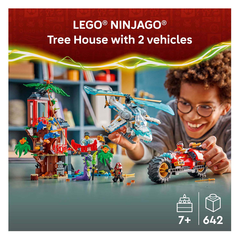 LEGO Ninjago 71857 Ninjavoertuigen bij de boomhut