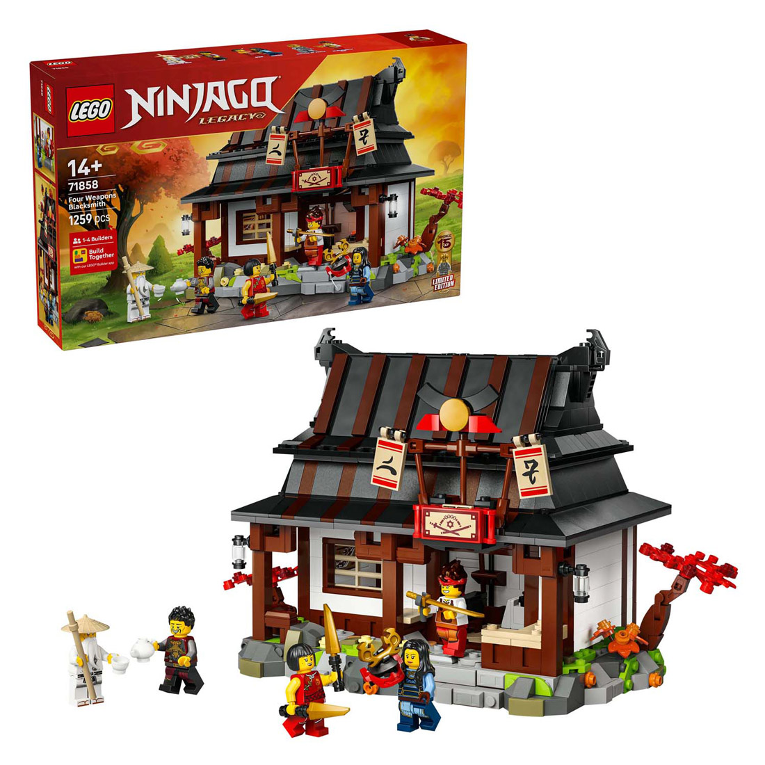 LEGO Ninjago 71858 15e anniversaire : La forge des quatre armes