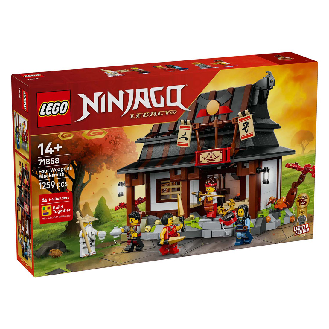 LEGO Ninjago 71858 15e anniversaire : La forge des quatre armes