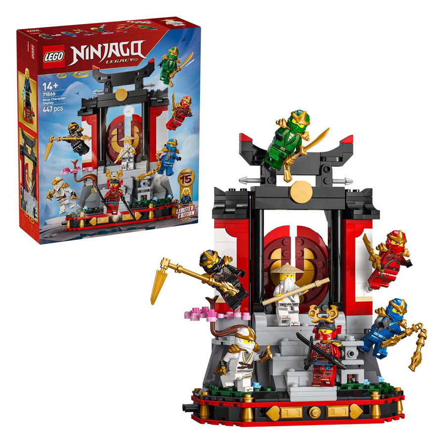 LEGO Ninjago 71866 15-jarig jubileum: Display met ninjapersonages