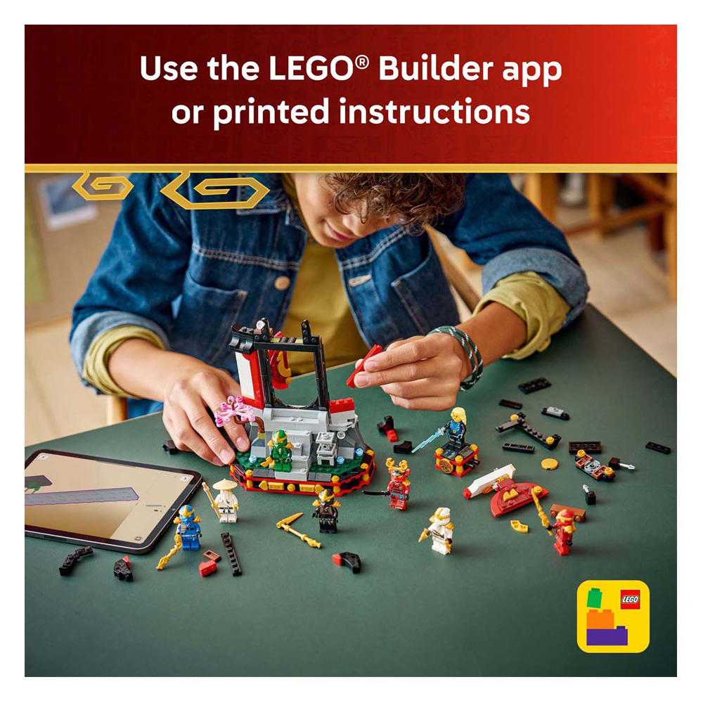 LEGO Ninjago 71866 15-jarig jubileum: Display met ninjapersonages