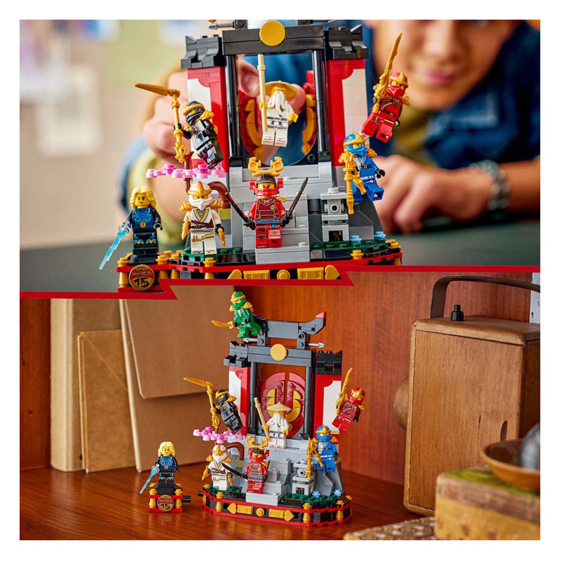 LEGO Ninjago 71866 15-jarig jubileum: Display met ninjapersonages