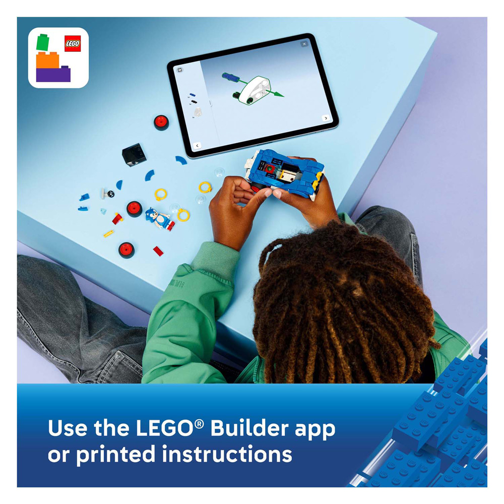 LEGO Sonic the Hedgehog 77117 Sonics auto: Speed Star Lightning