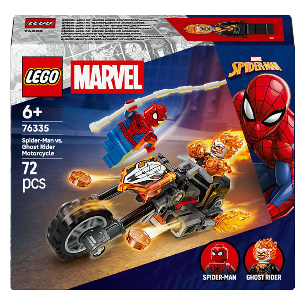 LEGO Super Heroes 76335 Marvel Spider-Man contre la moto Ghost Rider