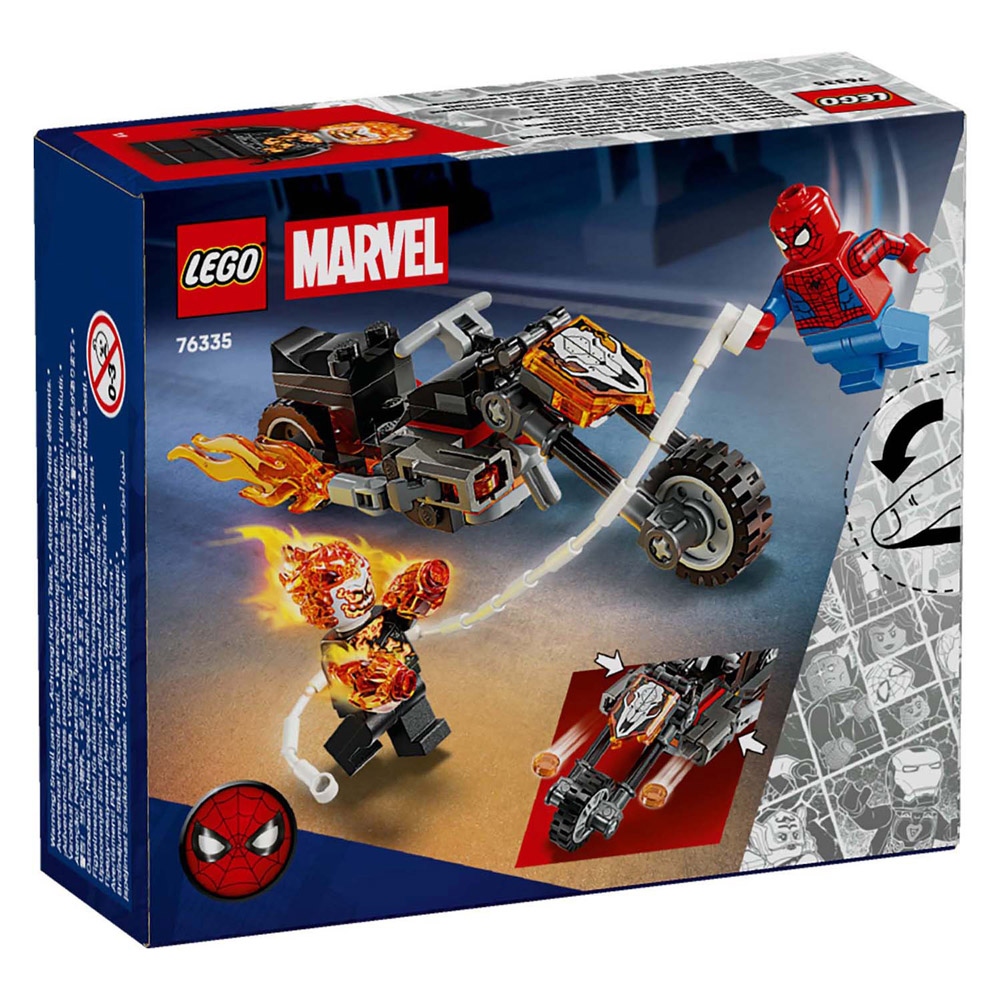 LEGO Super Heroes 76335 Marvel Spider-Man contre la moto Ghost Rider