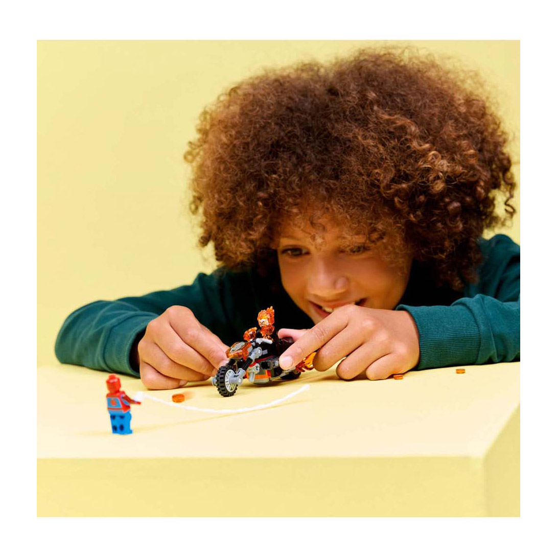 LEGO Super Heroes 76335 Marvel Spider-Man contre la moto Ghost Rider