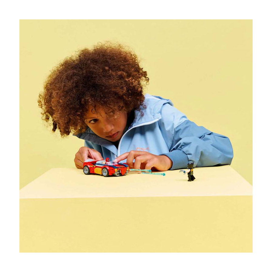 LEGO Super Heroes 76336 Marvel Spider-Man Voiture contre Wolverine Venomisé