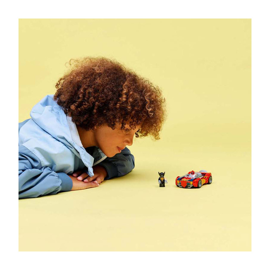 LEGO Super Heroes 76336 Marvel Spider-Man Voiture contre Wolverine Venomisé