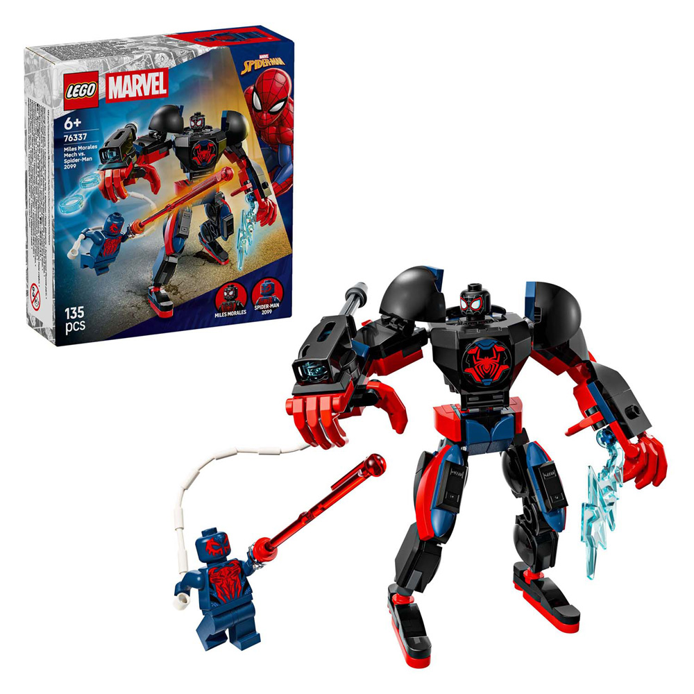LEGO Marvel 76337 Miles Morales mecha contre Spider-Man