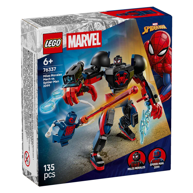 LEGO Marvel 76337 Miles Morales mecha contre Spider-Man