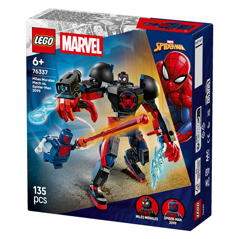 LEGO Marvel 76337 Miles Morales mecha contre Spider-Man