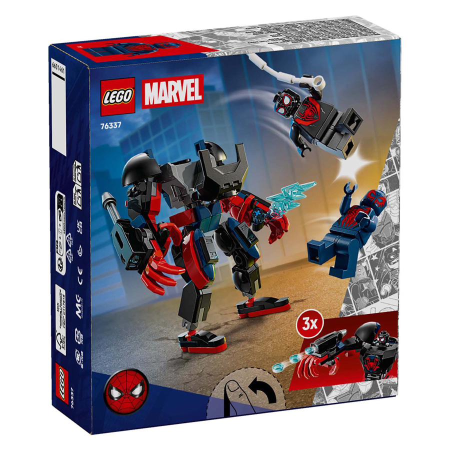 LEGO Marvel 76337 Miles Morales mecha contre Spider-Man