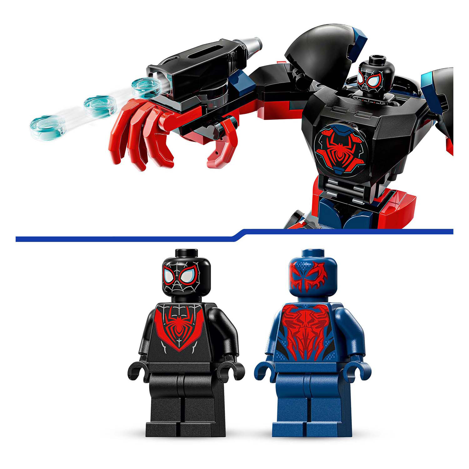 LEGO Marvel 76337 Miles Morales mecha contre Spider-Man