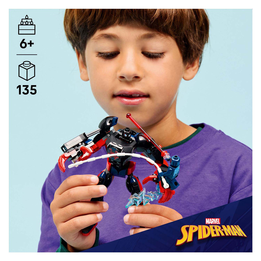 LEGO Marvel 76337 Miles Morales mecha contre Spider-Man