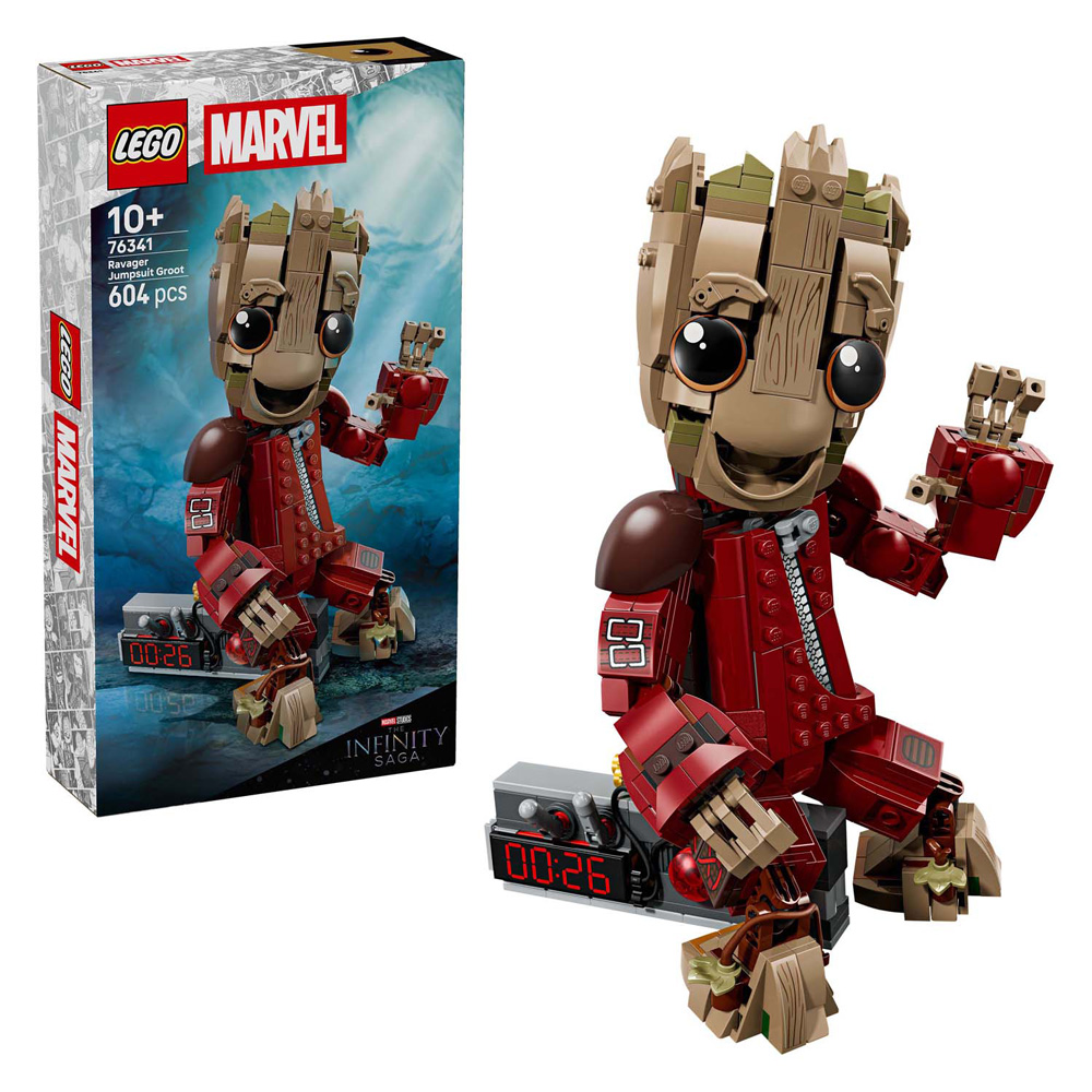 LEGO Marvel 76341 Groot in Ravager jumpsuit