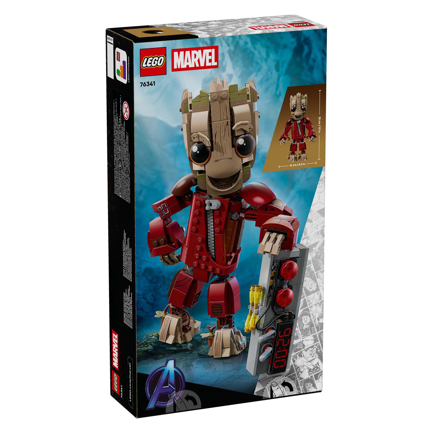 LEGO Marvel 76341 Groot in Ravager jumpsuit